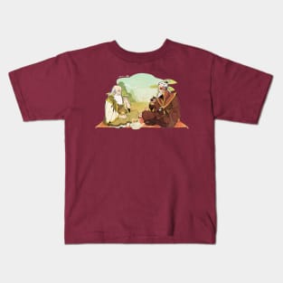 uncle iroh and king fires Kids T-Shirt